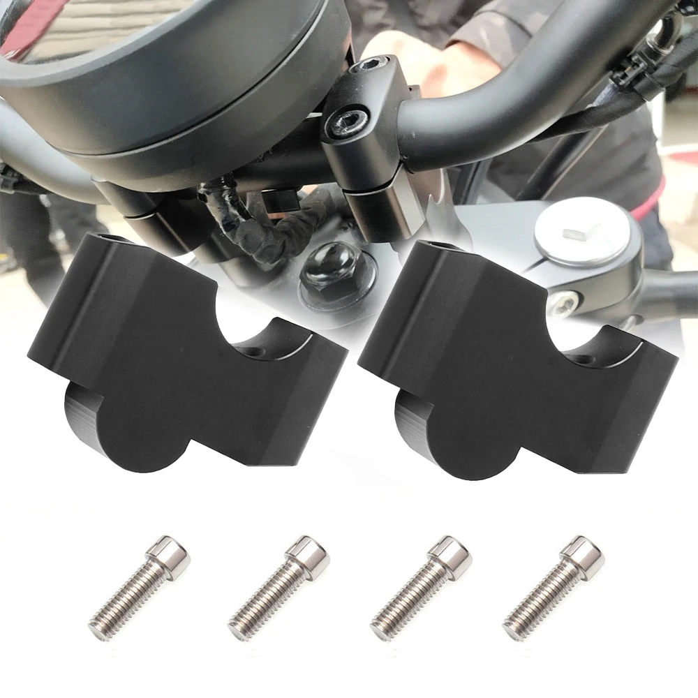 

Black Motorcycle Handlebar Riser Mount Clamp For Honda CMX500 Rebel500 CMX300 CMX 300 500 2020 Handle Risers Adapter Accessories