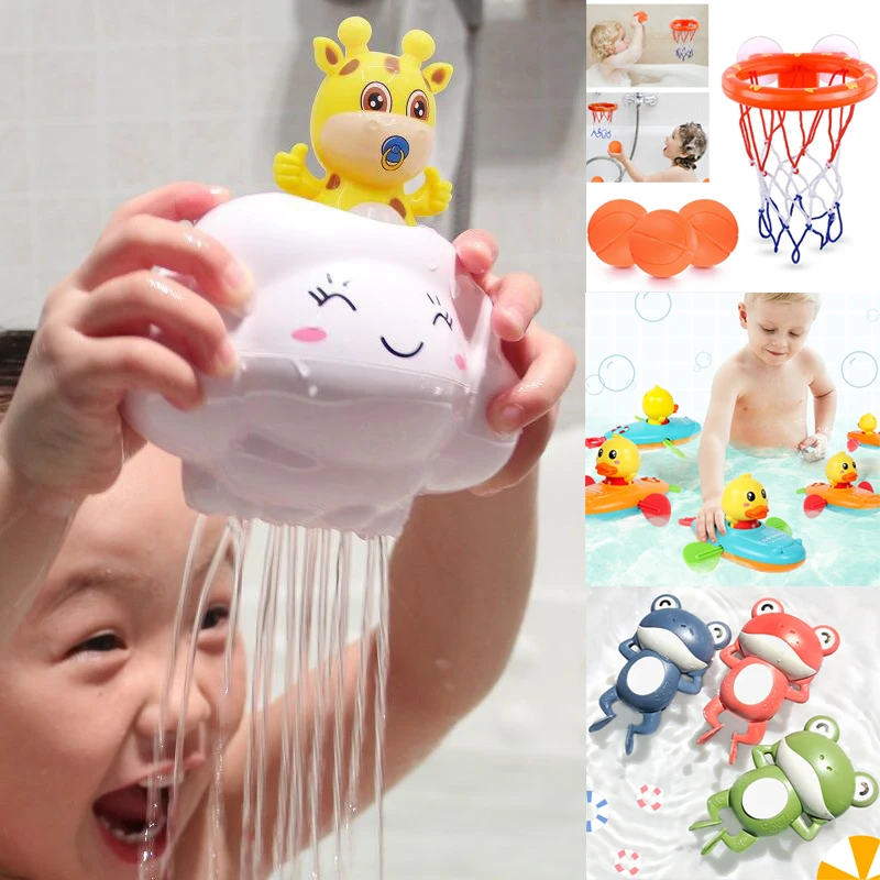 Детские игрушки для купания милый олень спрей воды ванной комнаты стрельбы