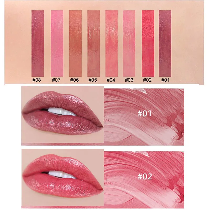 Натуральный розовый Essence губная помада Популярные 8 расцветок матовый Макияж для