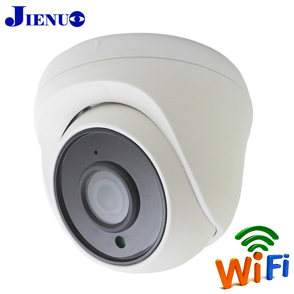 Беспроводная Ip-камера JIENUO, 1080P, 720P, Cctv, видеонаблюдения с записью звука, Ip-камера для помещения, инфракрасная Купольная Wi-Fi HD камера для дома - изображение