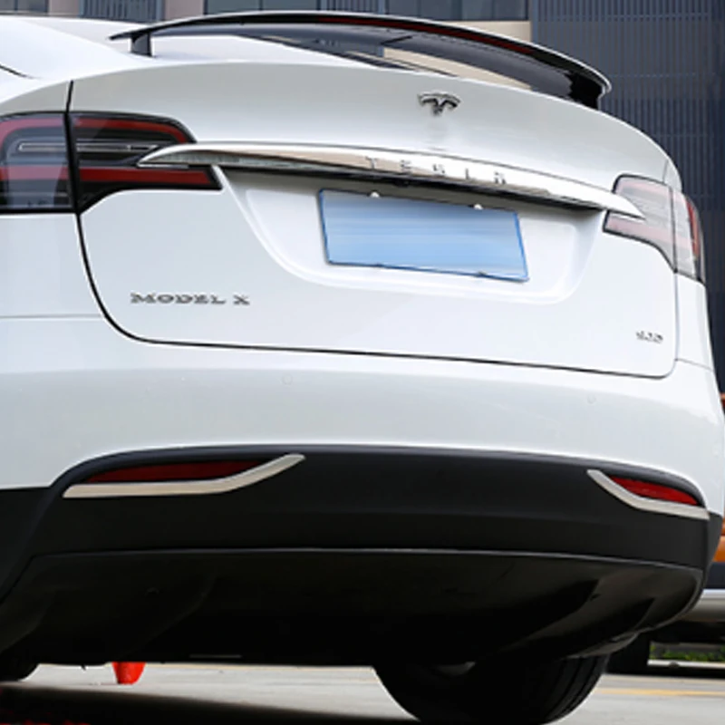 Rear Fog Light Strip Adjustment Retrofit Exterior Reflective Mirror Upgrade 2PCS For Tesla Model X 2016-2019 | Автомобили и