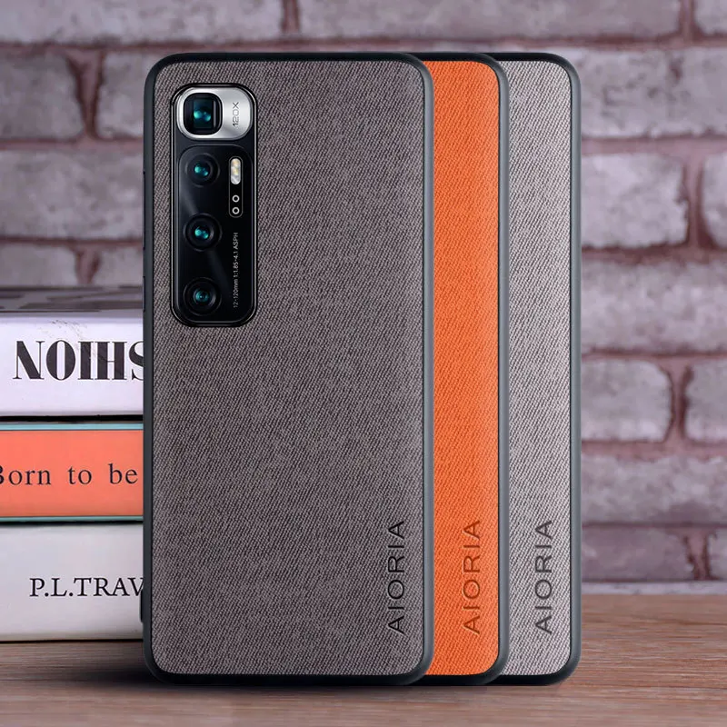 Чехол для Xiaomi Mi 10 ультрамягкий чехол из ТПУ с краями и жесткой тканью защитная