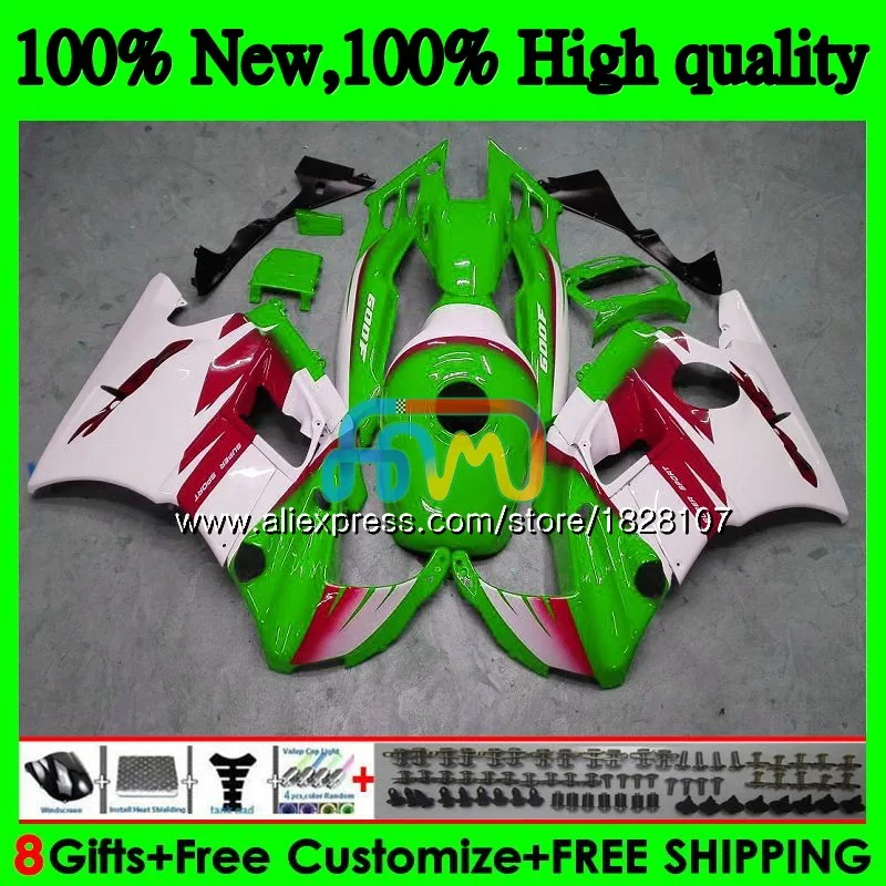 

Kit +Tank For HONDA CBR600F3 600CC CBR 600F3 Hot green red 97 98 1997 1998 3BS.268 CBR600 CBR 600 FS F3 95 96 1995 1996 Fairings