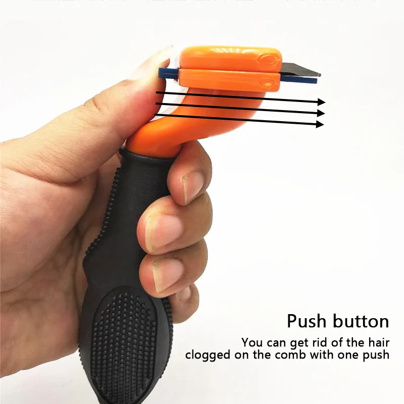

Pet Hair Removal Comb Cats Dog Grooming Comb Puppy Kitten Hair Shedding Trimmer Combs Pets Grooming Tools pet supplies