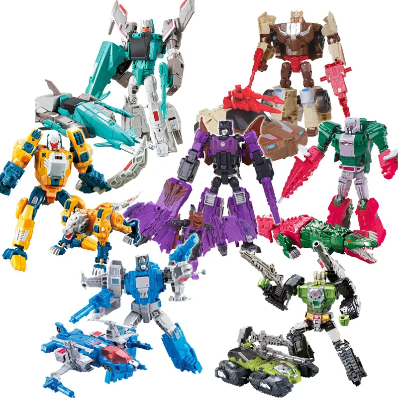 Трансформирующие головные уборы Brainstorm Chromedome Skullcrucher Mindwipe Hardhead Highbrow Weirdwolf Фигурки
