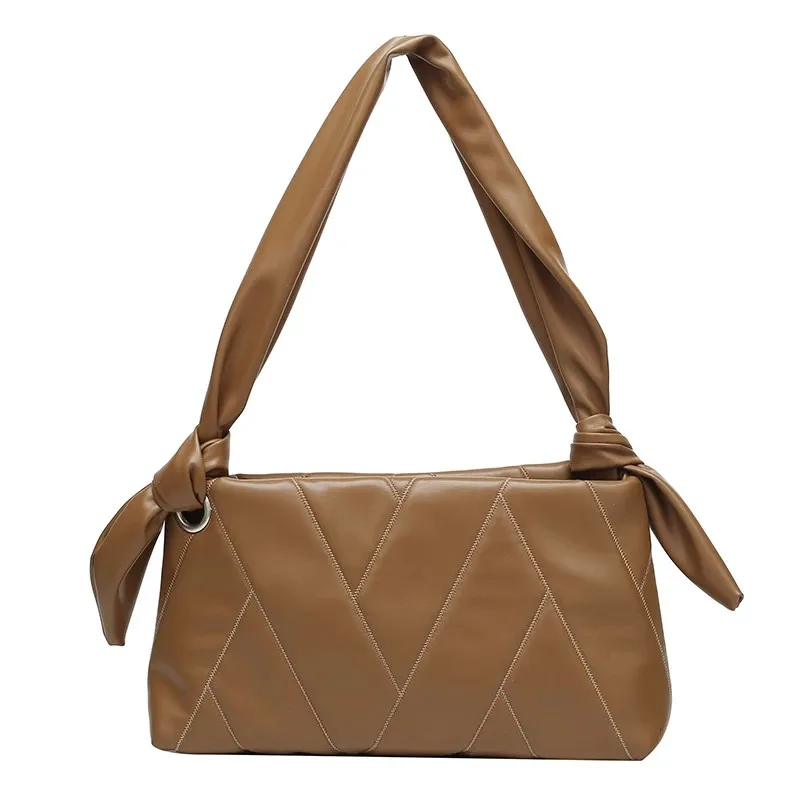 

Geometry Embroidery Thread PU Leather Small Crossbody Bags for Women 2021 Quality Ladies Branded Handbags Shoulder Hand Bag