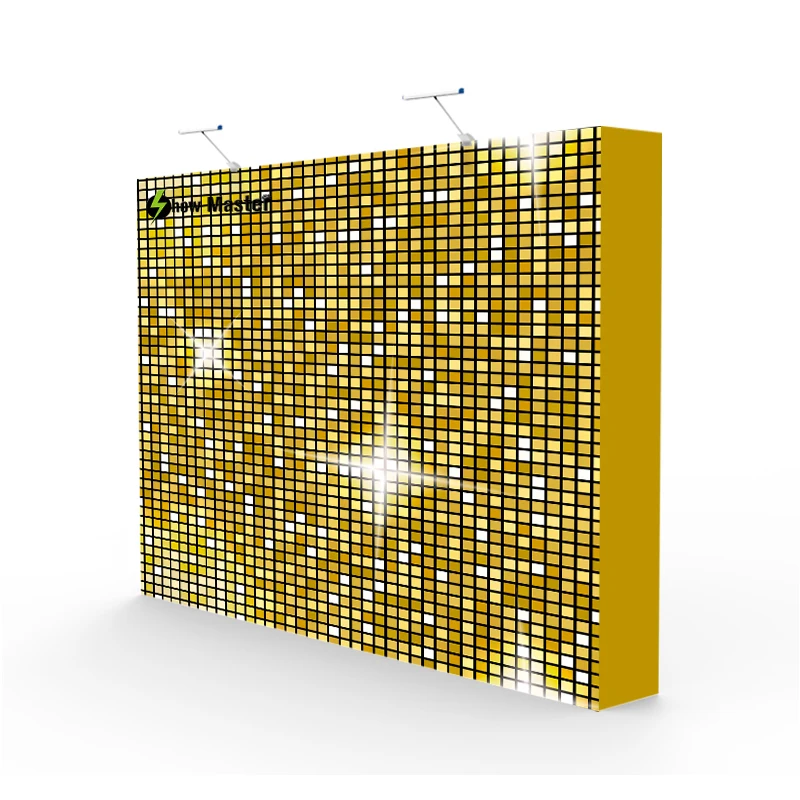 Многоразовый портативный всплывающий Натяжной тканевый выставочный Дисплей