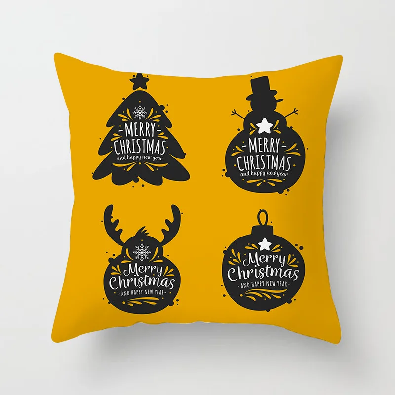 Чехол на подушку с милым мультипликационным принтом Fuwatacchi Золотая подушка со