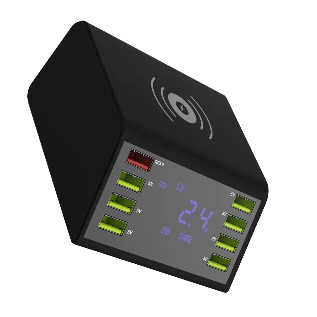 Новый мульти-Порты и разъёмы Usb Зарядное устройство пластиковый мобильный