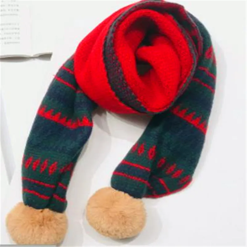 Qiu dong han edition knitted children's collar boy girl scarf color matching baby winter more national wind in to BKX458 | Аксессуары
