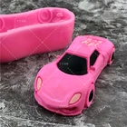 Силиконовая форма для выпечки в виде спортивного автомобиля, многоразового использования