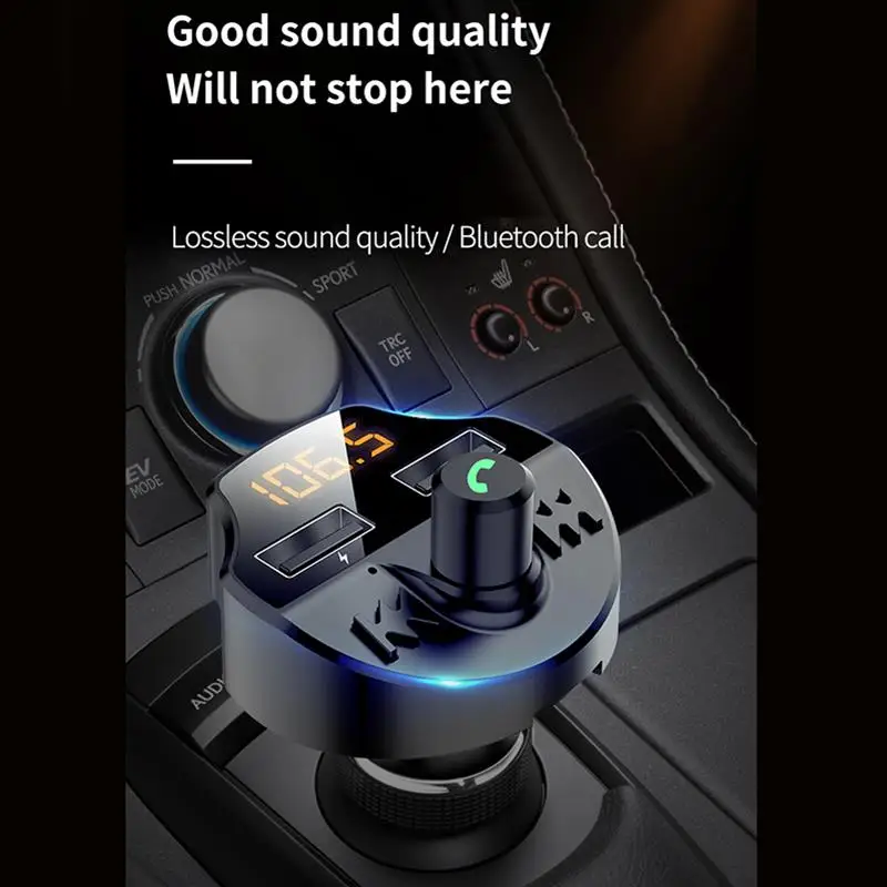 Автомобильный FM MP3-плеер с поддержкой Bluetooth 5 0 и функцией отключения памяти |