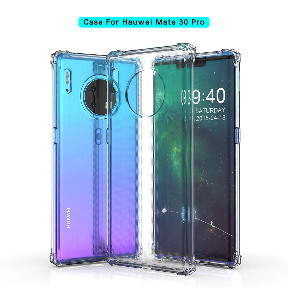 Силиконовый прозрачный чехол из ТПУ для Huawei Mate20 Mate20Pro Mate20Lite Mate20X Mate10 Mate10Pro Mate10Lite