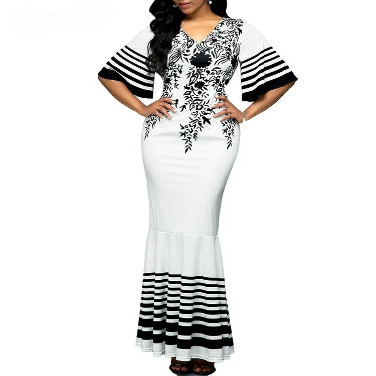 

Zoulv 2021 Print Ladies Clothing Africa Women Dress S-5XL Plus Size African Dresses for Women African Clothes Africa Dress