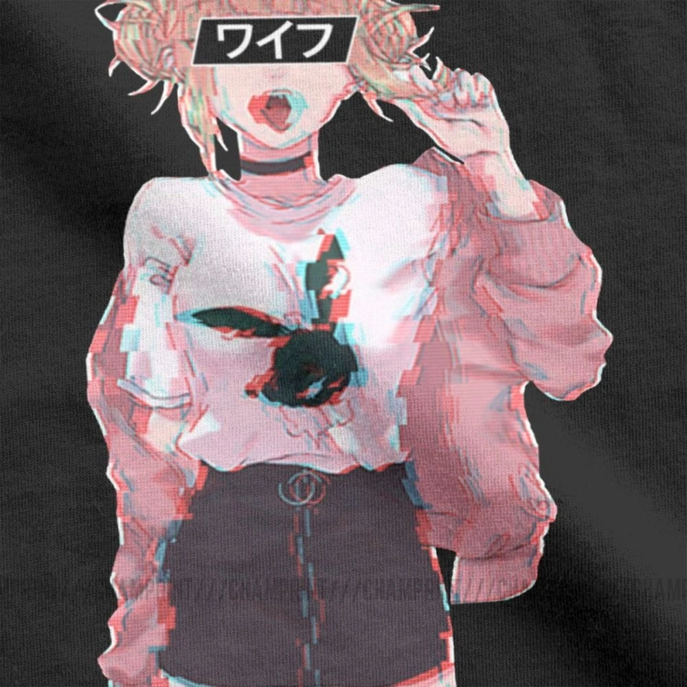Toga Himiko The Crazy Waifu Мужская футболка Boku No Hero academic японские Аниме футболки с короткими