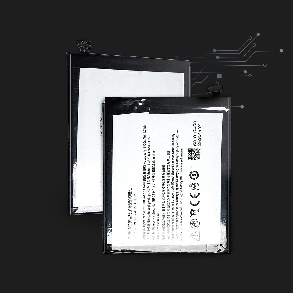 

For ZTE Nubia Z11 NX531J Battery 2900mAh Li3829T44P6h806435 For ZTE Nubia Z11 NX531J Replacement Li-polymer Battery