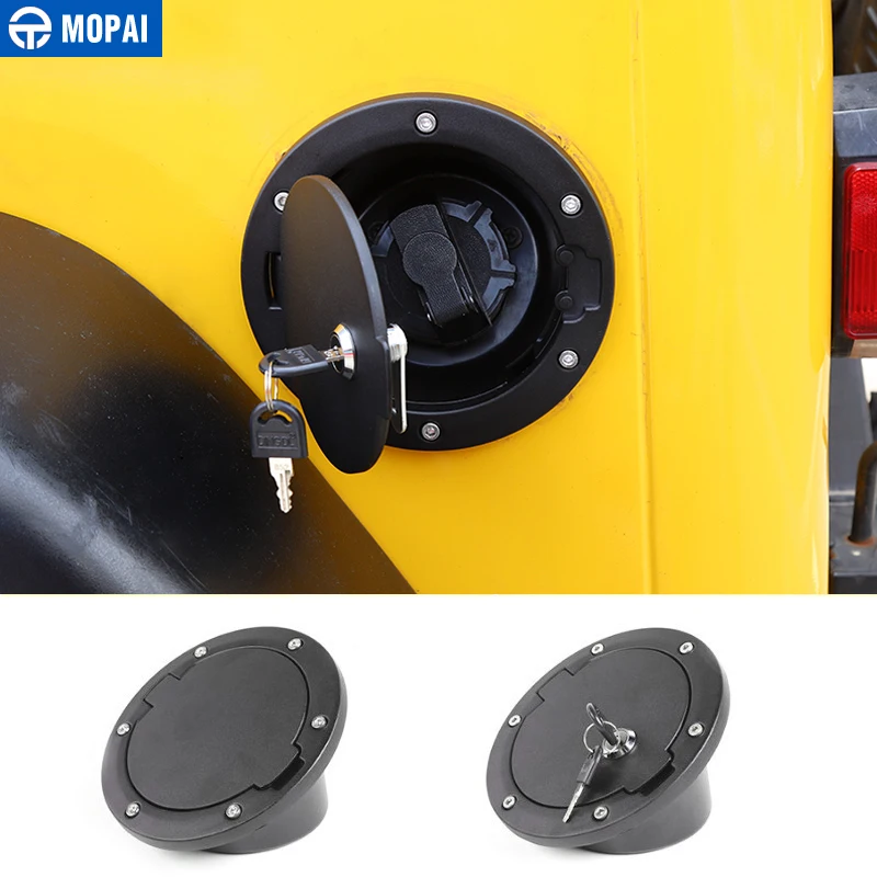 MOPAI крышка бака для Jeep Wrangler TJ автомобильный масляный топливный бак крышка с ключом замок крышка для Jeep Wrangler TJ 1997-2006 автомобильные аксессуары