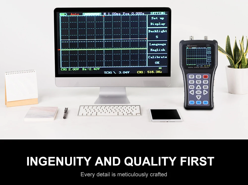 Ручной осциллограф цифровой осциллограф 1 канал 30 МГц 200MSa/S с портативным USB зарядное устройство зонд кабель Jinhan JDS6031