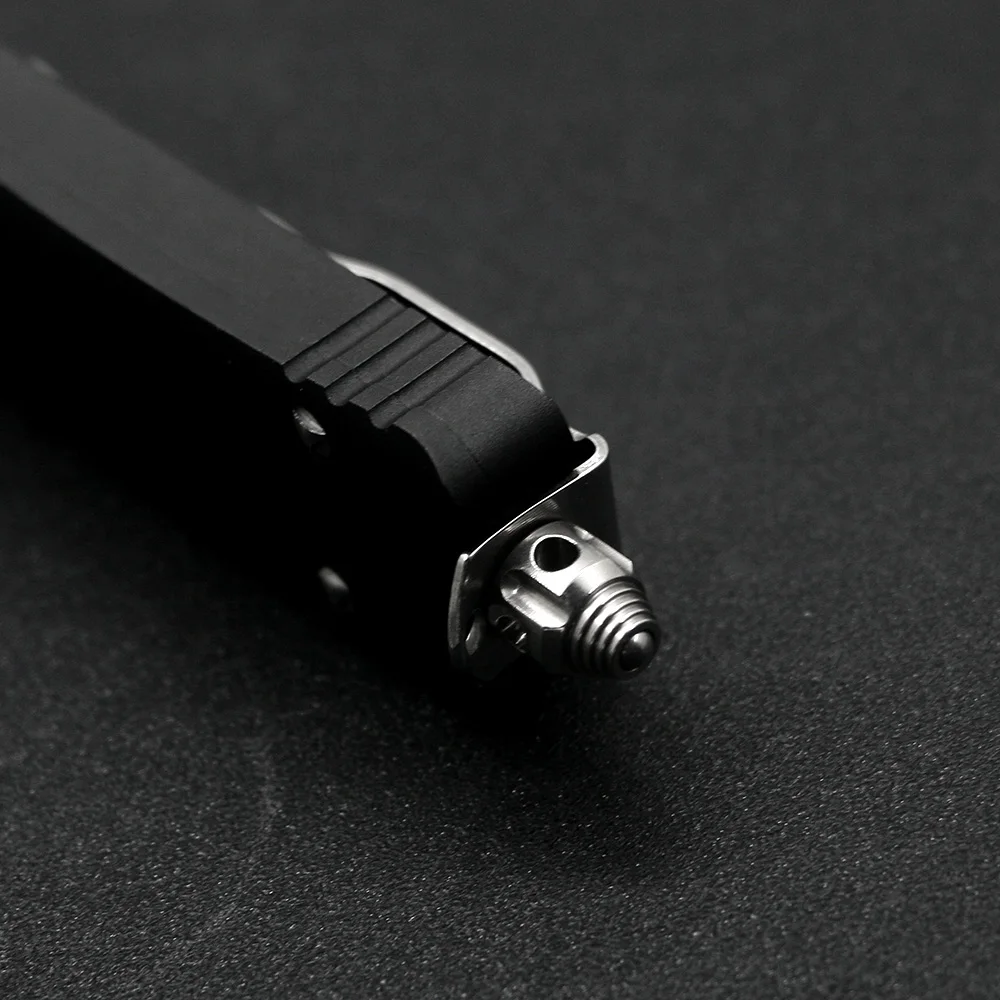 Микро OTF уличное снаряжение нож для выживания дамасское лезвие авиационный