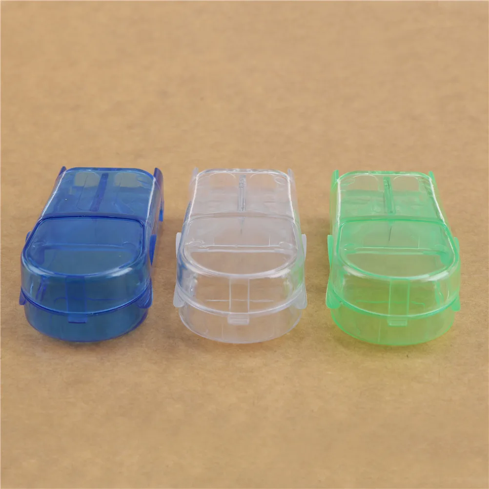 

Random Color Divide Storage Compartment Box Case Medicine Pill Holder Tablet Cutter Splitter