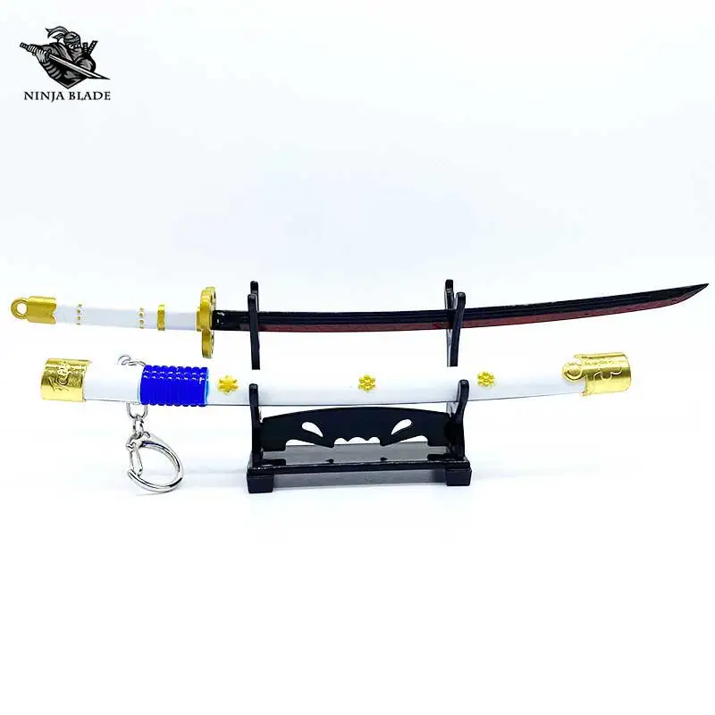 

Pirate King Kozuki Oden Katana Ame no Habakiri Meito 21 Great Grade Swords Kozuki Momonosuke Weapon Small Metal Replica