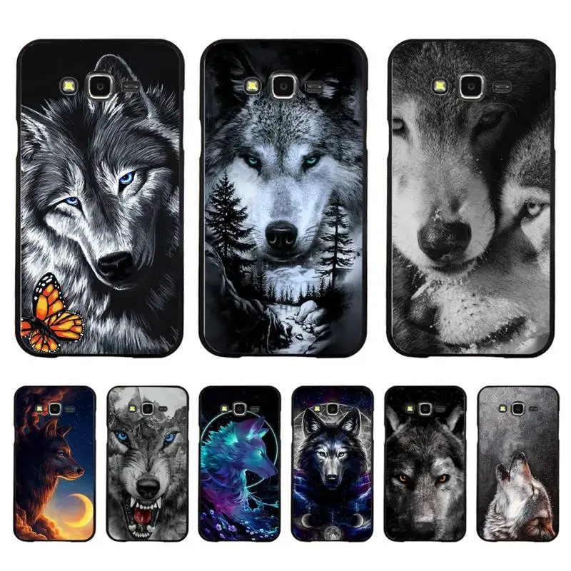 

Angry Animal Wolf Face Phone Case For Samsung Galaxy J4plus J6 J5 J72016 J7prime cover for J7Core J6plus Back Coque