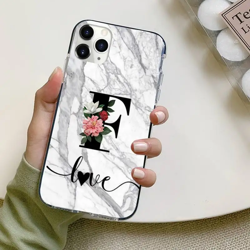 

Acronym Personalized Marble Phone Cases For iphone 12 5 5s 5c se 6 6s 7 8 plus x xs xr 11 pro max mini