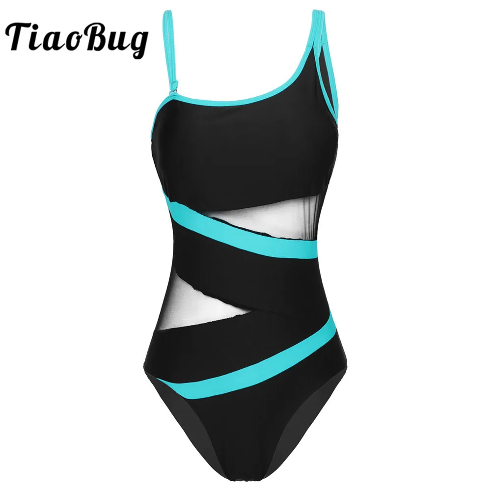 

Женский сексуальный купальник, мода 2020, одно плечо, без рукавов, сетка, лоскутные вставки, пуш-ап, монокини, пляжная одежда, купальный костюм