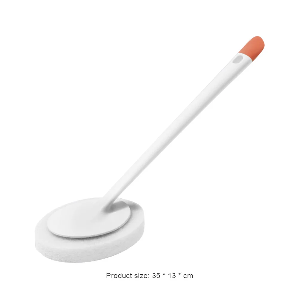 

Brush Sponge Long-Handle Tile Cleaning Eraser Bathtub Wall Floor Scourer For Kitchen Bathroom Home Supply 35x13xcm