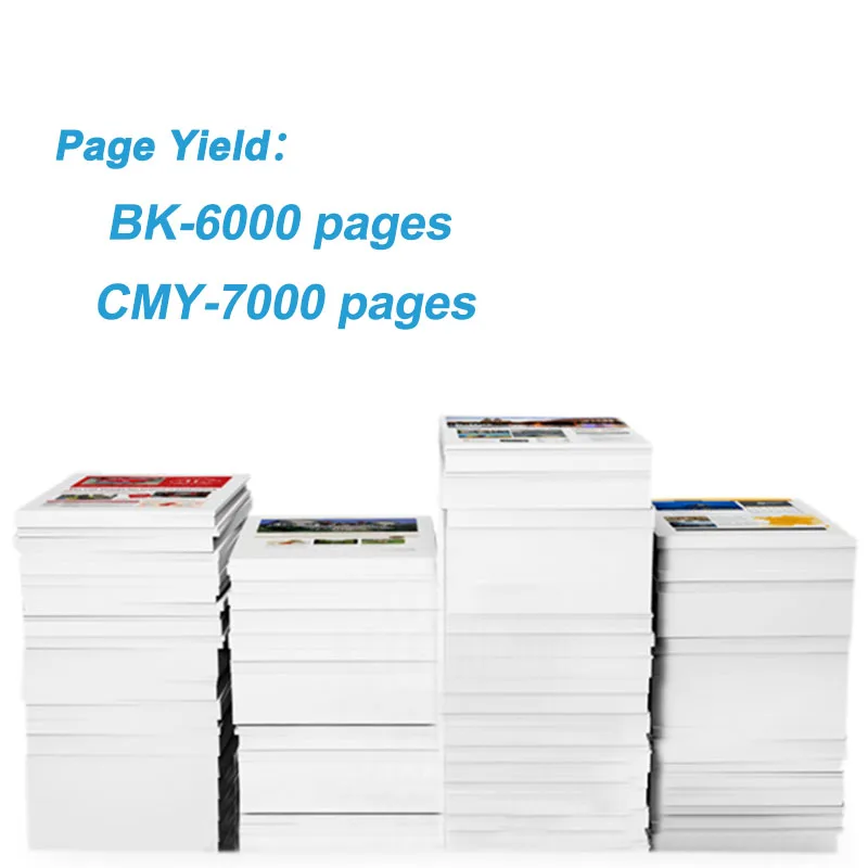 Заправка чернилами 4 цвета/Набор для Canon Pixma G3100 2100 4000 2800 GI-490 GI-790 GI-190 Настольный
