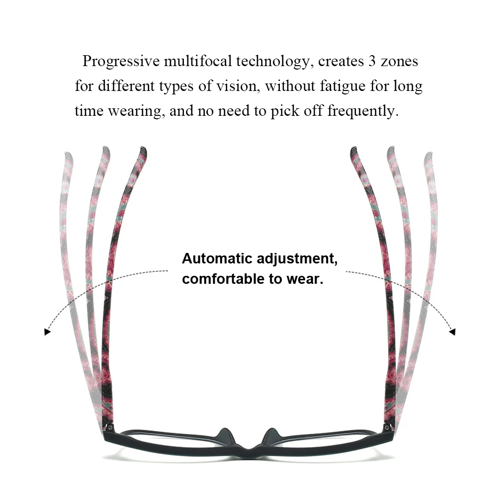 1 шт. многофокусное стекло для чтения с защитой от ультрафиолета|Мужские очки