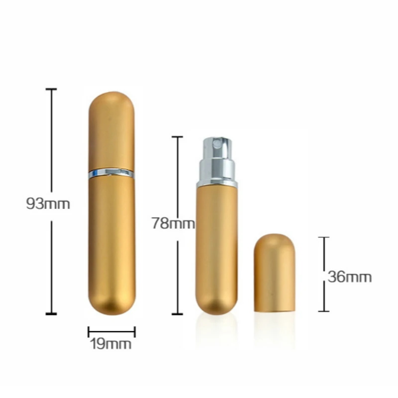 5 мл многоразовый нагреваемый Портативный Мини флакон духов и путешественник