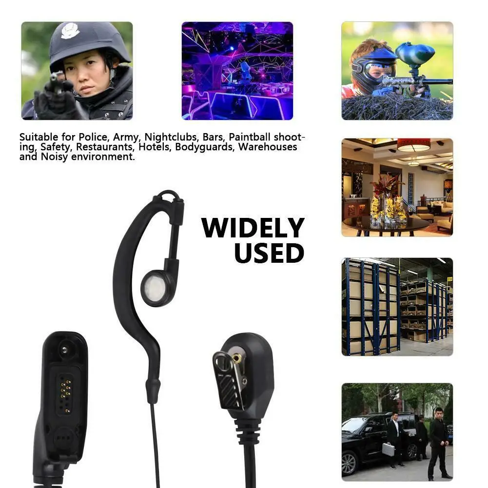 Walkie talkie Police auricolare microfono PTT cuffie per Motorola Radio bidirezionale Walkie Talkie DP4400 DP4401 DP4600 DP4800 DP4801