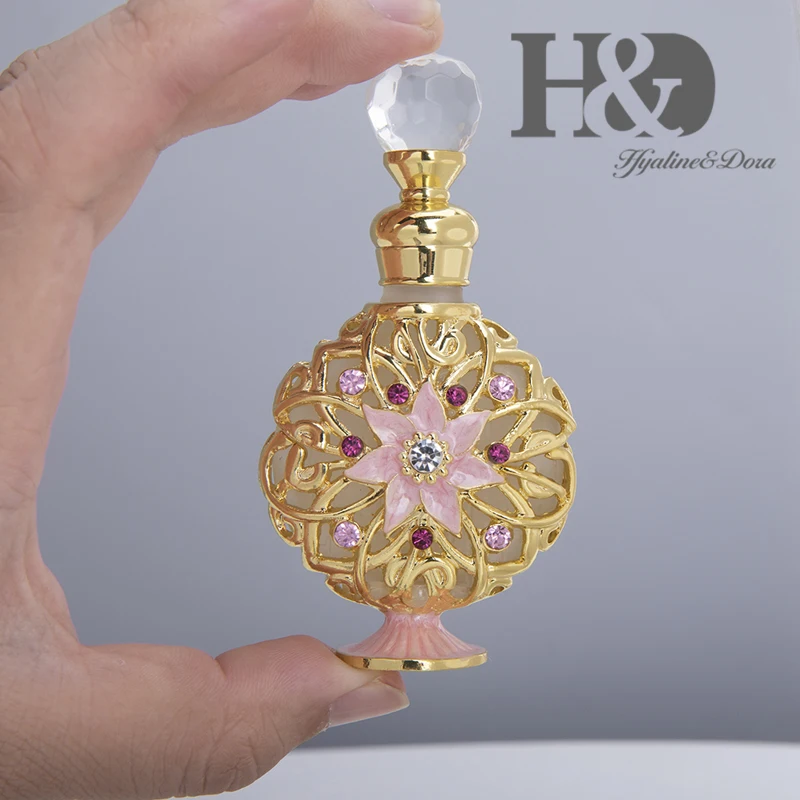 H&D, 15 стилей, пустые многоразовые флаконы для духов, Ретро стиль, матовое стекло, тонкий ароматизированный ароматизатор, контейнер для эфирных масел, Декор, подарок для девушек