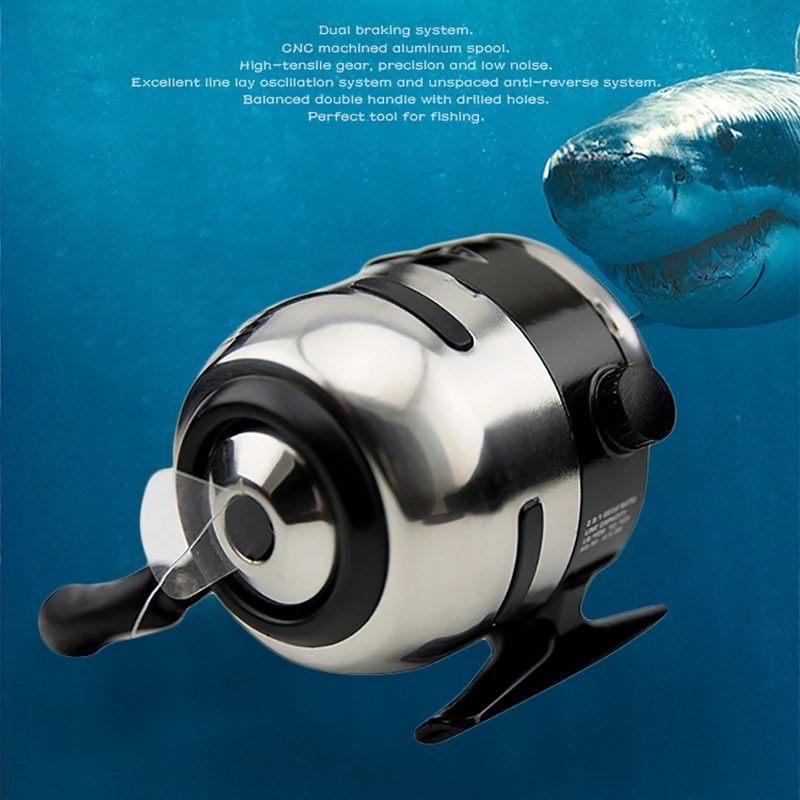 

Mini Spincast Reel Wheel Catapult Hunting Stainless Steel Fishing Reel for Fishing Tool