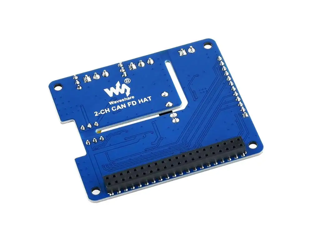 Waveshare2 Channel Изолированная шляпа расширения CAN FD для Raspberry Pi с несколькими бортовыми