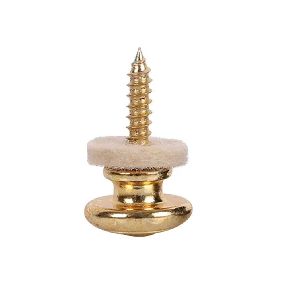 1pcs gitarre strap locks ende pins schwanz nagel lock taste heringe schraube flach kopf für akustische klassische e gitarre ukulele werkzeug free