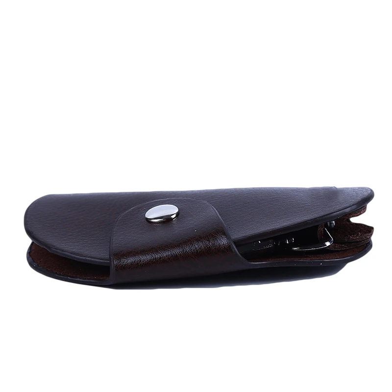 Искусственная кожа для мужчин и женщин кожаная сумка ключница держатель ключей