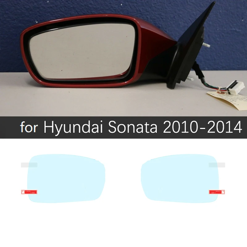 Для Hyundai Sonata YF LF 2010~ полное покрытие противотуманная пленка зеркало заднего вида противотуманные аксессуары 2013 - Название цвета: 2pcs Full Coverage