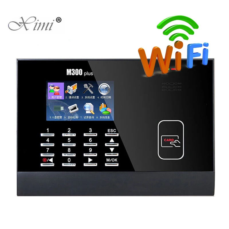 ZK M300Plus Linux система TCP/IP считыватель смарт-карт 125 кГц RFID карта посещаемость времени