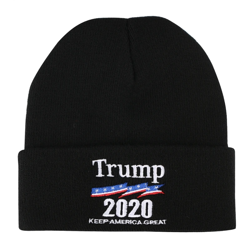 Trump 2020 Осенняя шапочка бини с надписью Keep America Great agne зимняя мужская вязаная шапка