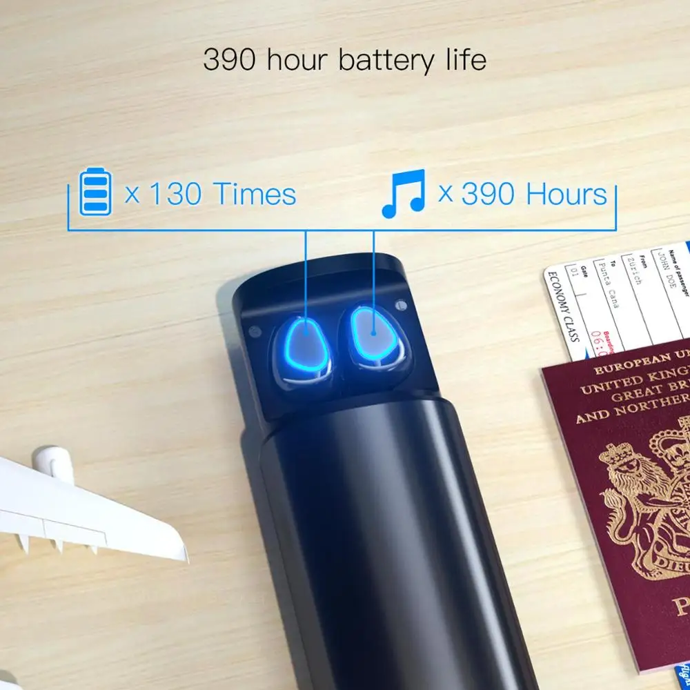 

JAKCOM TWS2 True Wireless Earphone Power Bank Super value than one headset earphones usb fan 10 pro