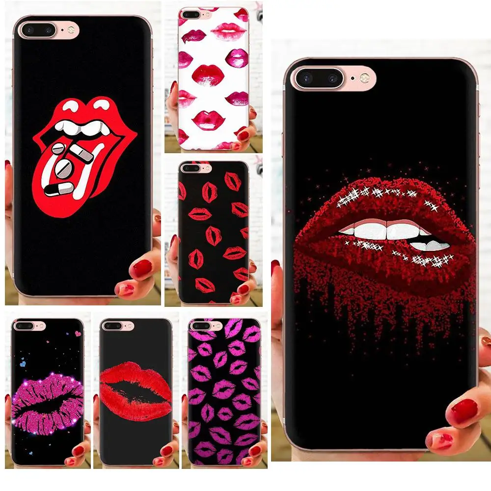 Kiss Me губная помада Rouge для Huawei Honor Nova Note 5 5I 8A 8X10 Pro 9X Moto G G2 G3 G4 G5 G6 G7 Plus TPU хит продаж |