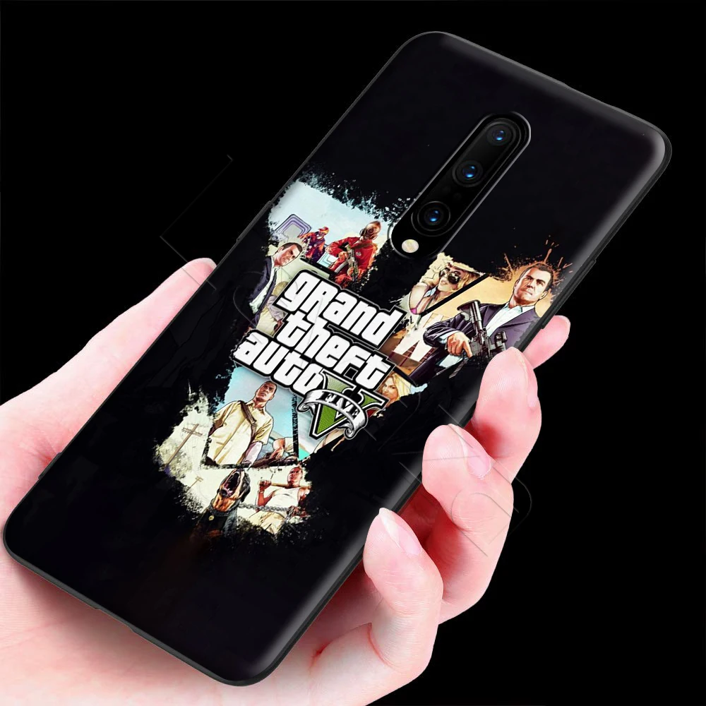 Lavaza Gta 5 Grand Theft Silicone Case for Oneplus 7 Pro 6t 6 5t |