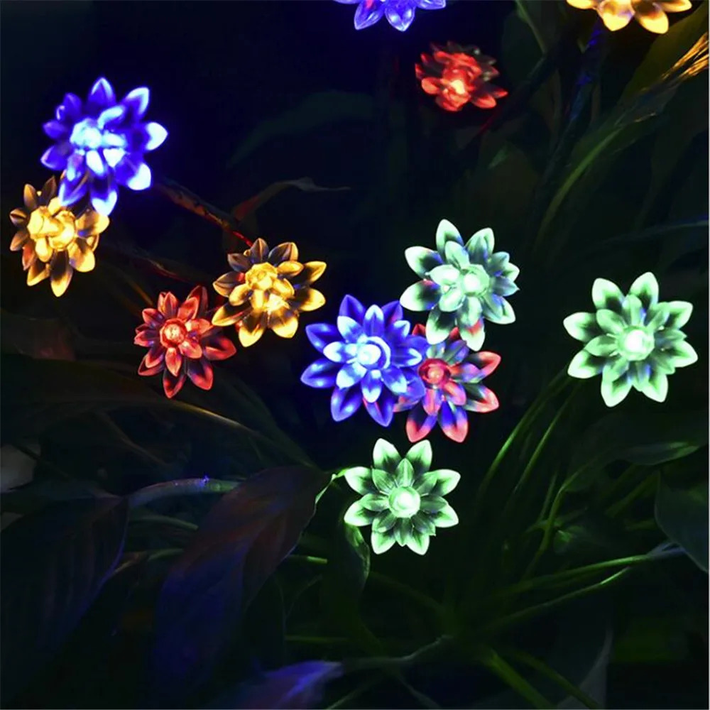 

Energy Saving Solar Lamp Cherry Tree 16 LEDS Decoration Christmas Garden Ornamental Blossom Solar Lights Branches Garden Light