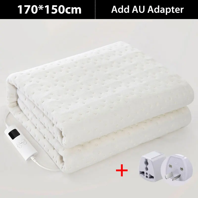 170x150 AU Adapter Xiaomi youpin, умное удаление клещей, электрическое одеяло, безопасность, синхронизация, интеллектуальный контроль температуры, удобная стирка для зимы - Цвет: 170x150 AU Adapter
