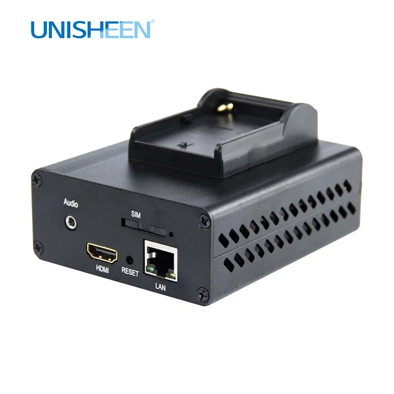 Unisheen SRT 4G LTE H.264 H.265 WIFI HDMI видео передатчик Датчик Ip Rtmps прямая трансляция