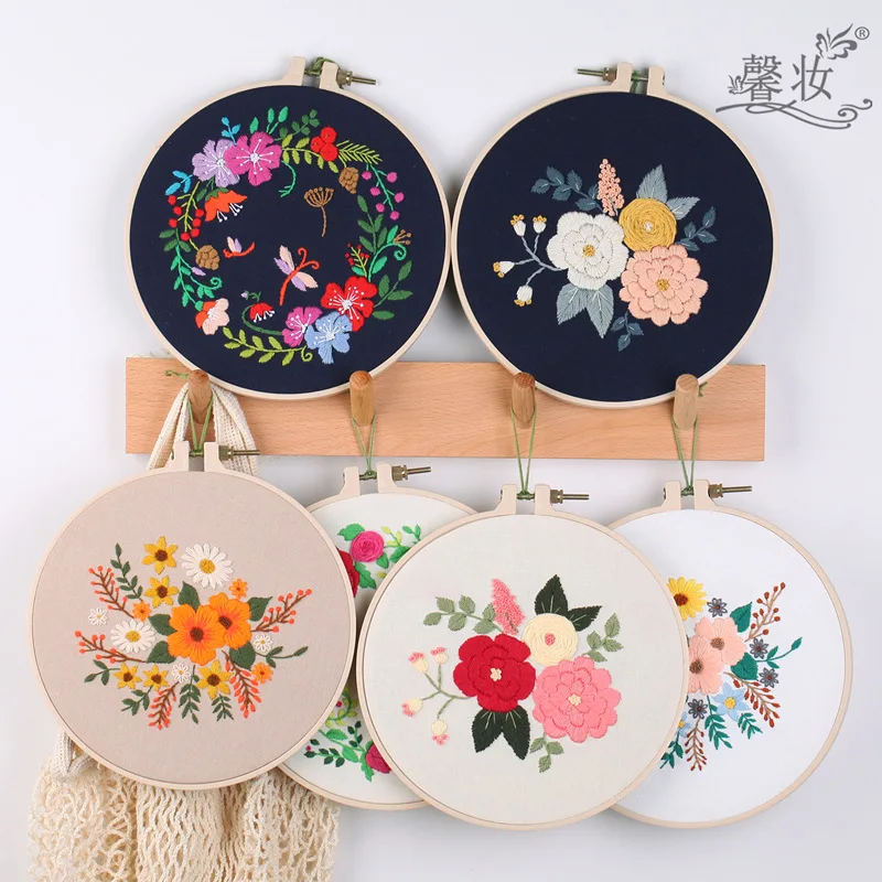 DIY Алмазная вышивка растений с изображением вишневого дерева ручной работы