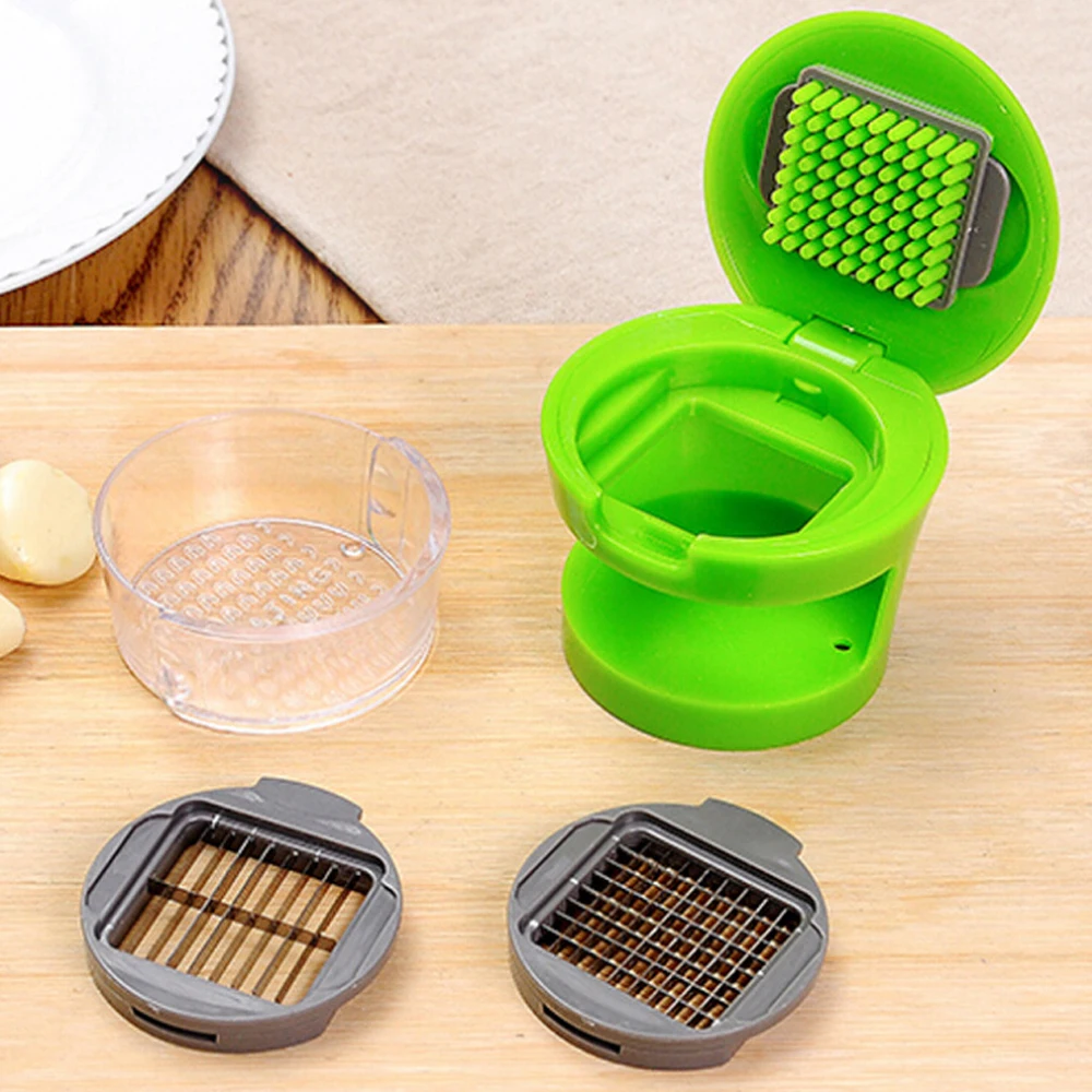 

The New Portable Mashed Garlic Tools Press Garlic Press Slicer Kitchen Chopper Grinder Presser Tool Garlic Ginger onion Crusher