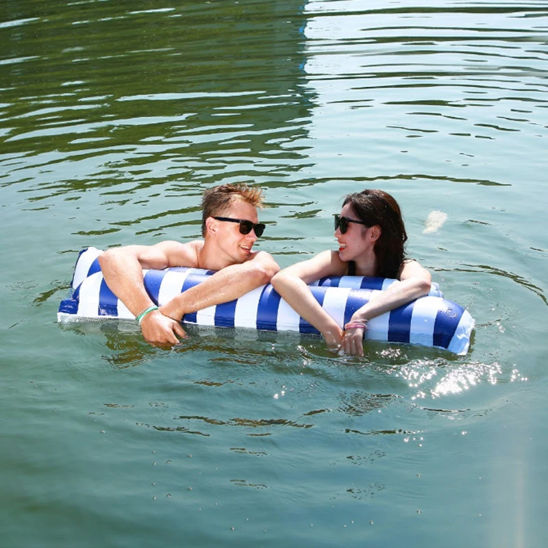 

Water Hammock Recliner Inflatable Floating Swimming Mattress Sea Swimming Ring Pool Party Toy Lounge Bed For Swimming